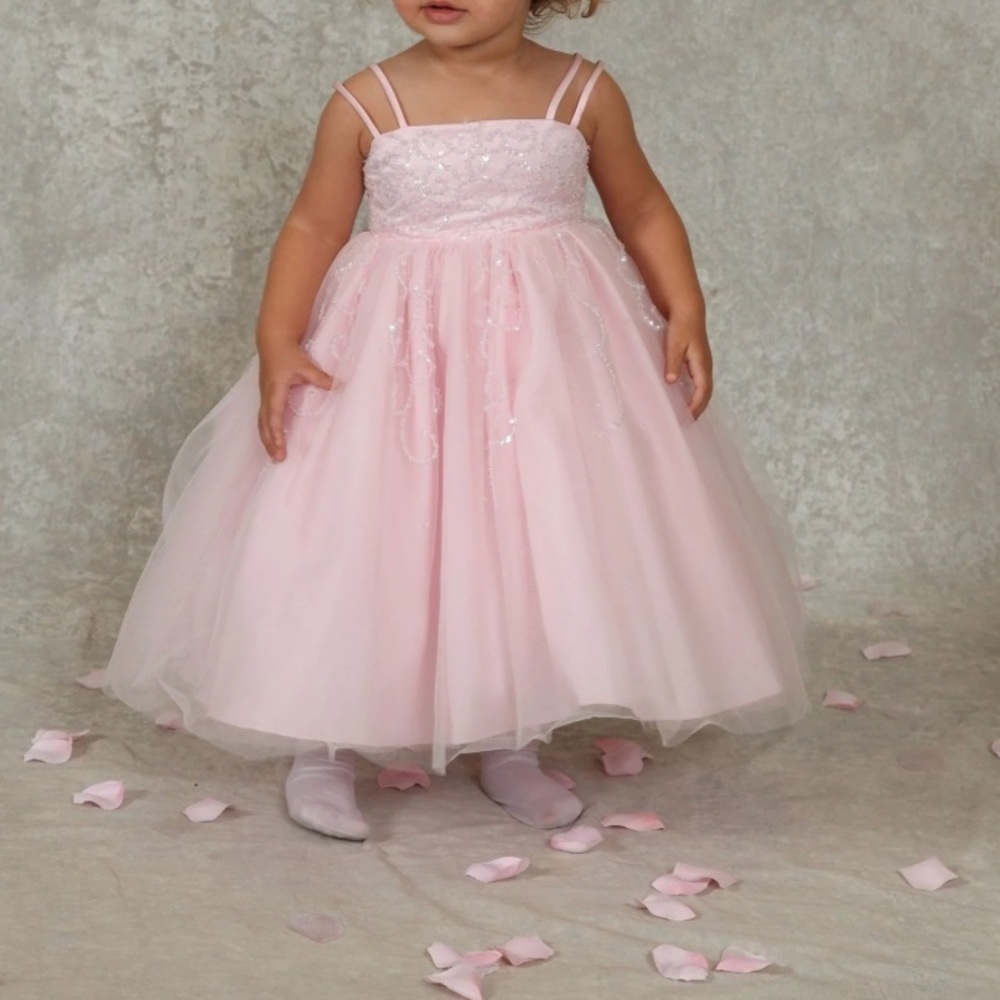 Beautiful boutique pink dress size 24m